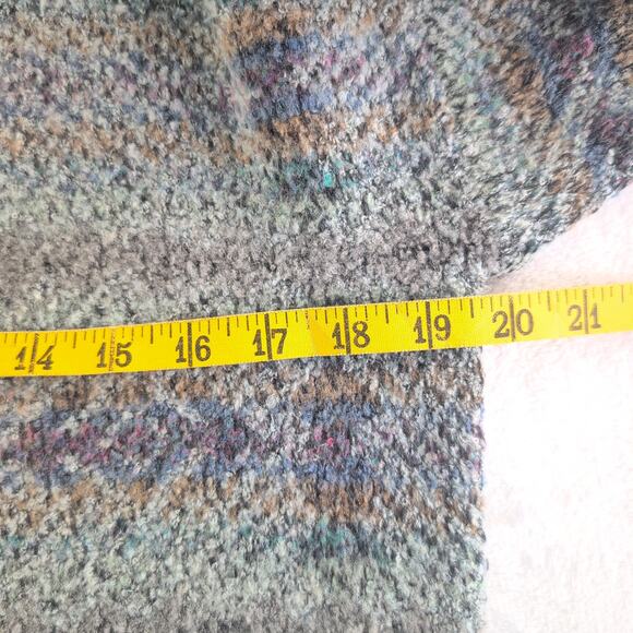 Vintage Nor'Easterly 100% Pure New Wool Sweater Size Medium Made In Scotland - Picture 5 of 10